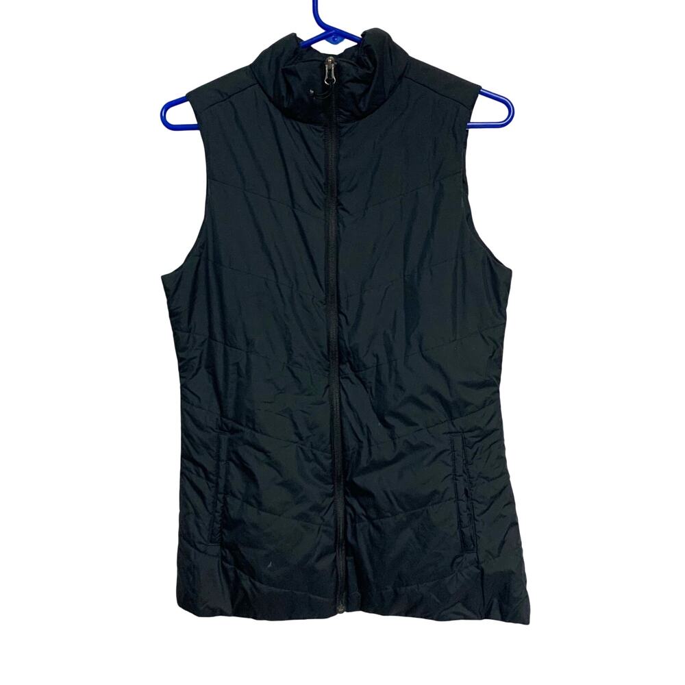 Cabela's Women's Black Thinsulate Puffer Full Zip Polyester Vest Size Small